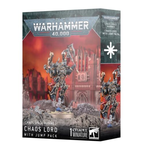 40K Chaos Lord with Jump Pack